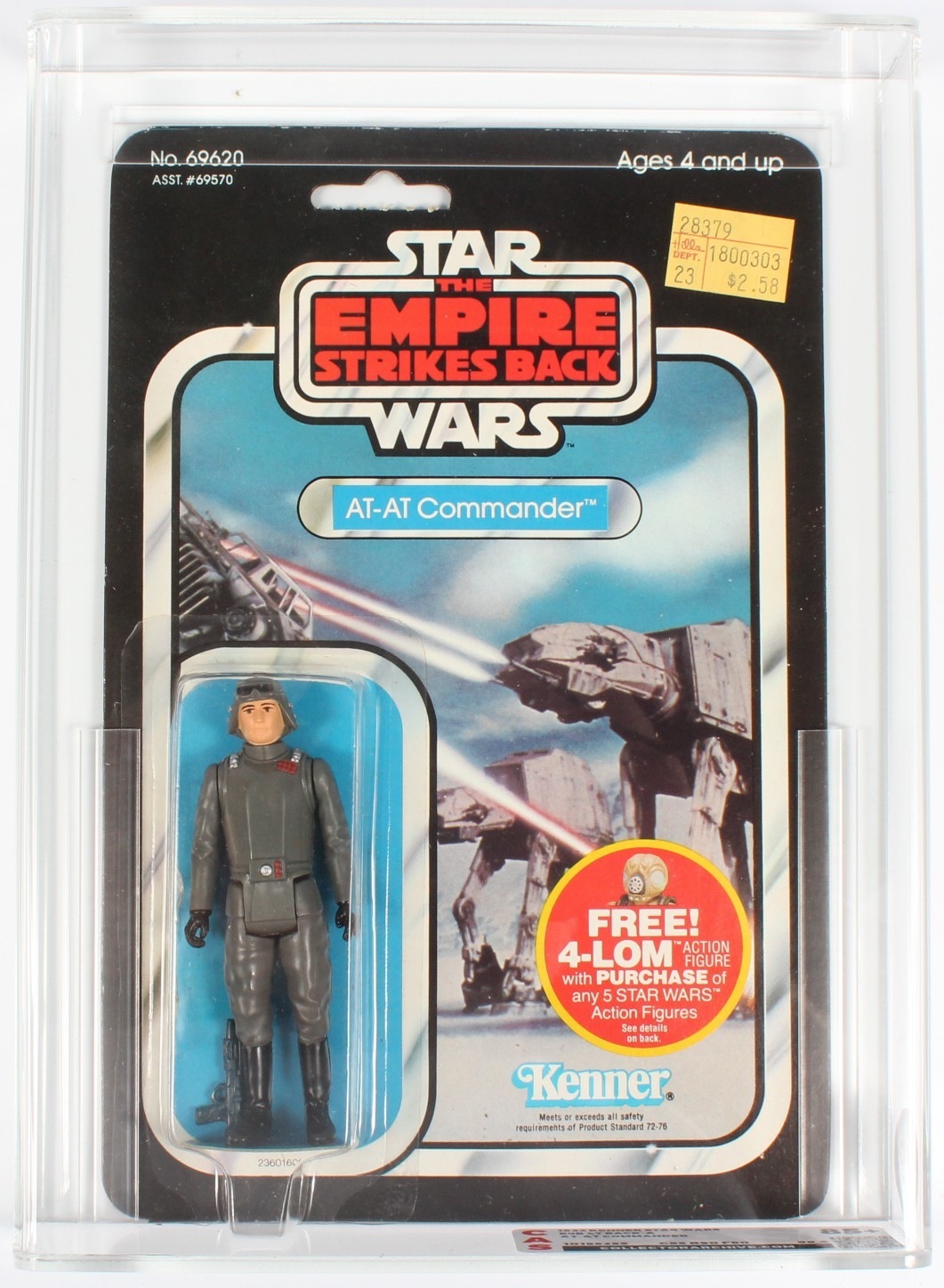 AT-AT Commander ESB 47 Back 4-LOM Offer MOC C-9.5- CAS 85+