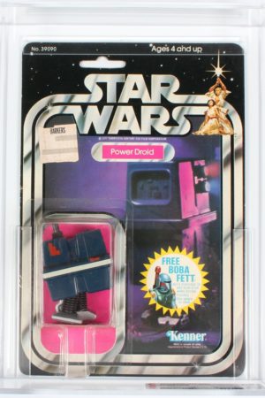 Power Droid Star Wars 20 Back Boba Fett Offer MOC C-9+ CAS 85+