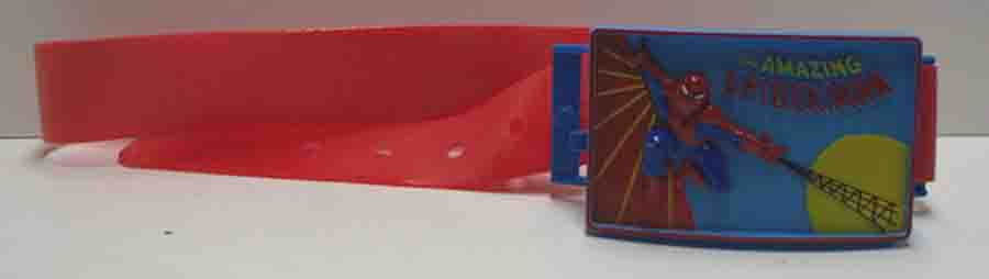 Spiderman Big Buckle Secret Gumball Dispenser Loose Complete C-8+