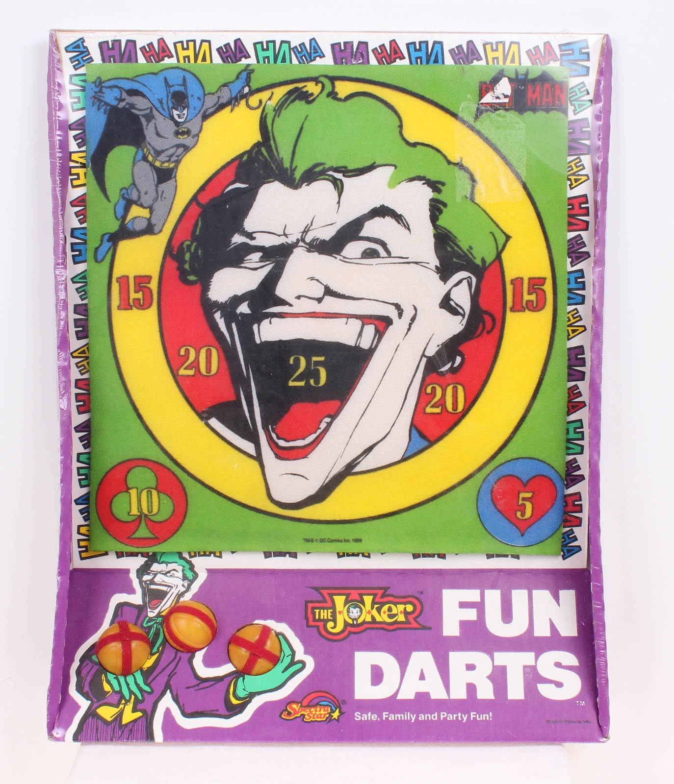 Batman The Joker Fun Darts MIP C-9.5-