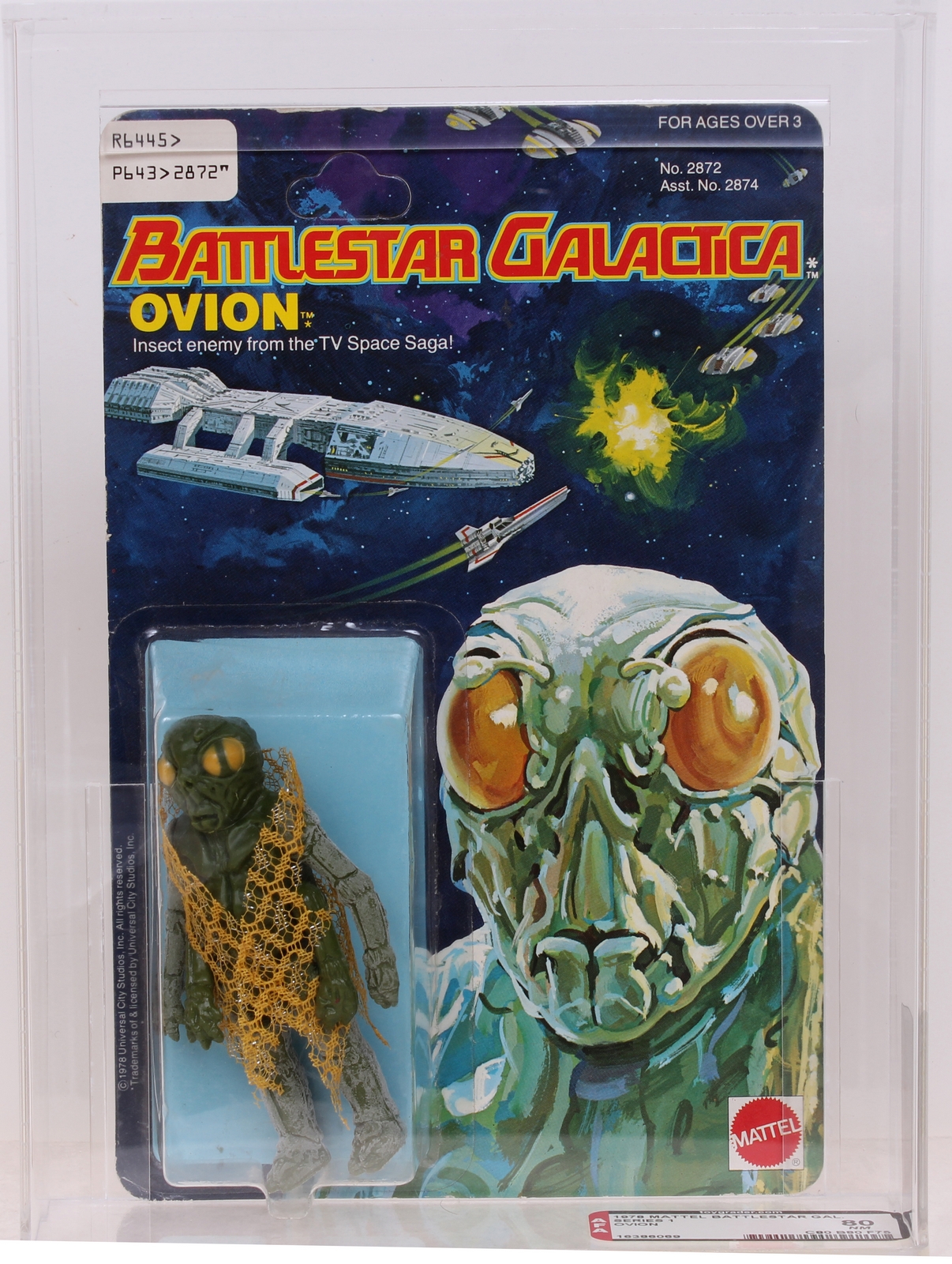 Ovion Battlestar Galactica MOC C-8.5+ AFA 80