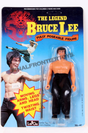 Bruce Lee Fully Poseable Figure with Bo Largo Large Figure MOC C-9