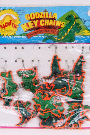 Godzilla Key Chain Store Display with Keychains MIP C-9.5