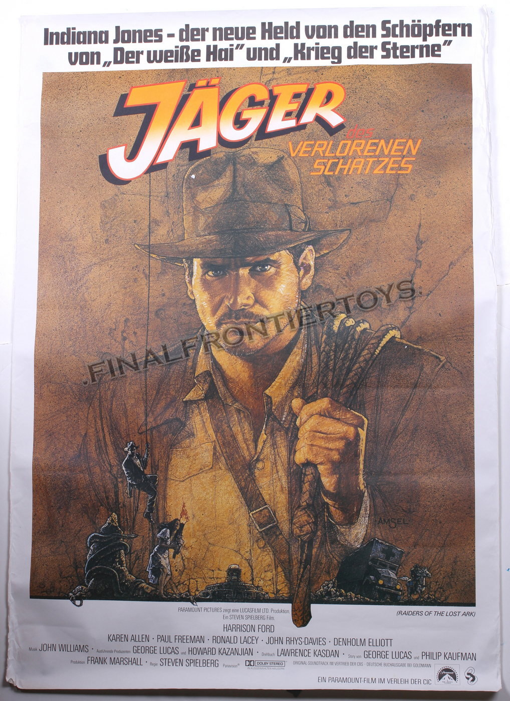 Indiana Jones Raiders of the Lost Ark German Movie Poster