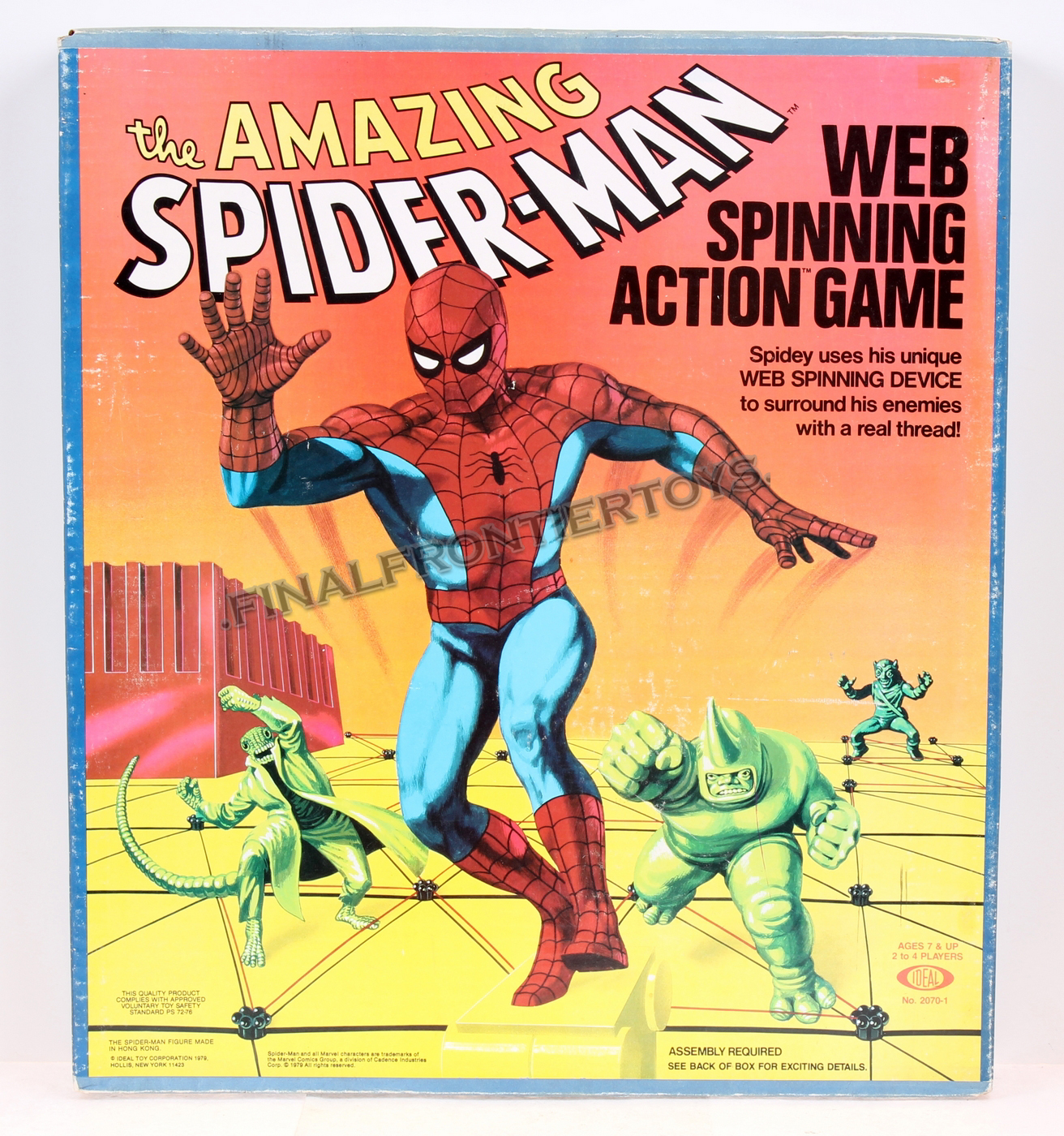 Spiderman Web Spinning Action Game MISB C-9