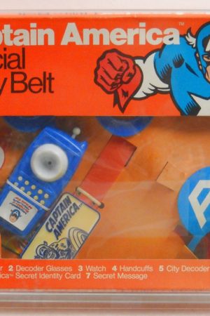 Remco Captain America Utility Belt Remco Super Hero Toys MIB C-7+