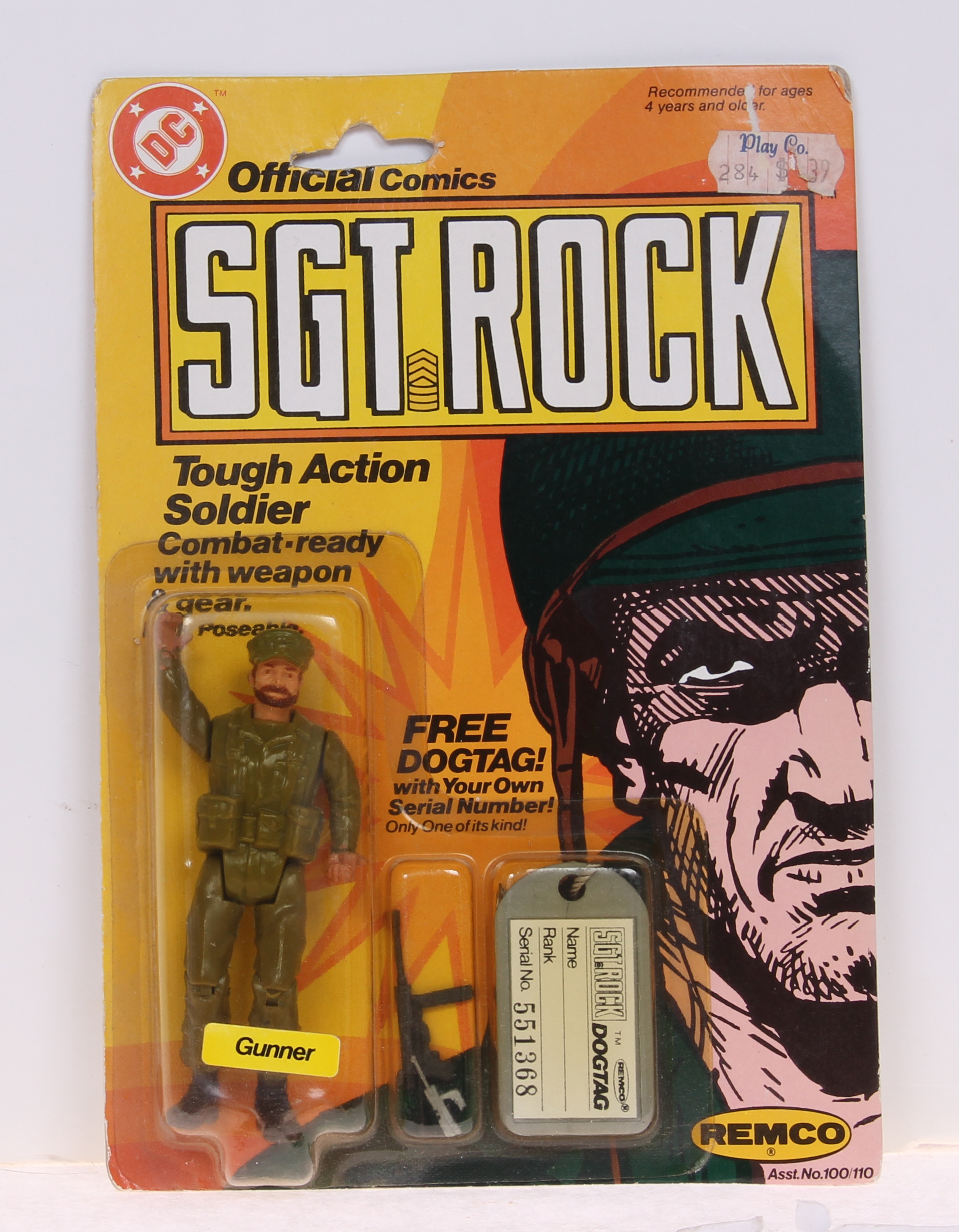 Gunner Sgt Rock MOC C-8