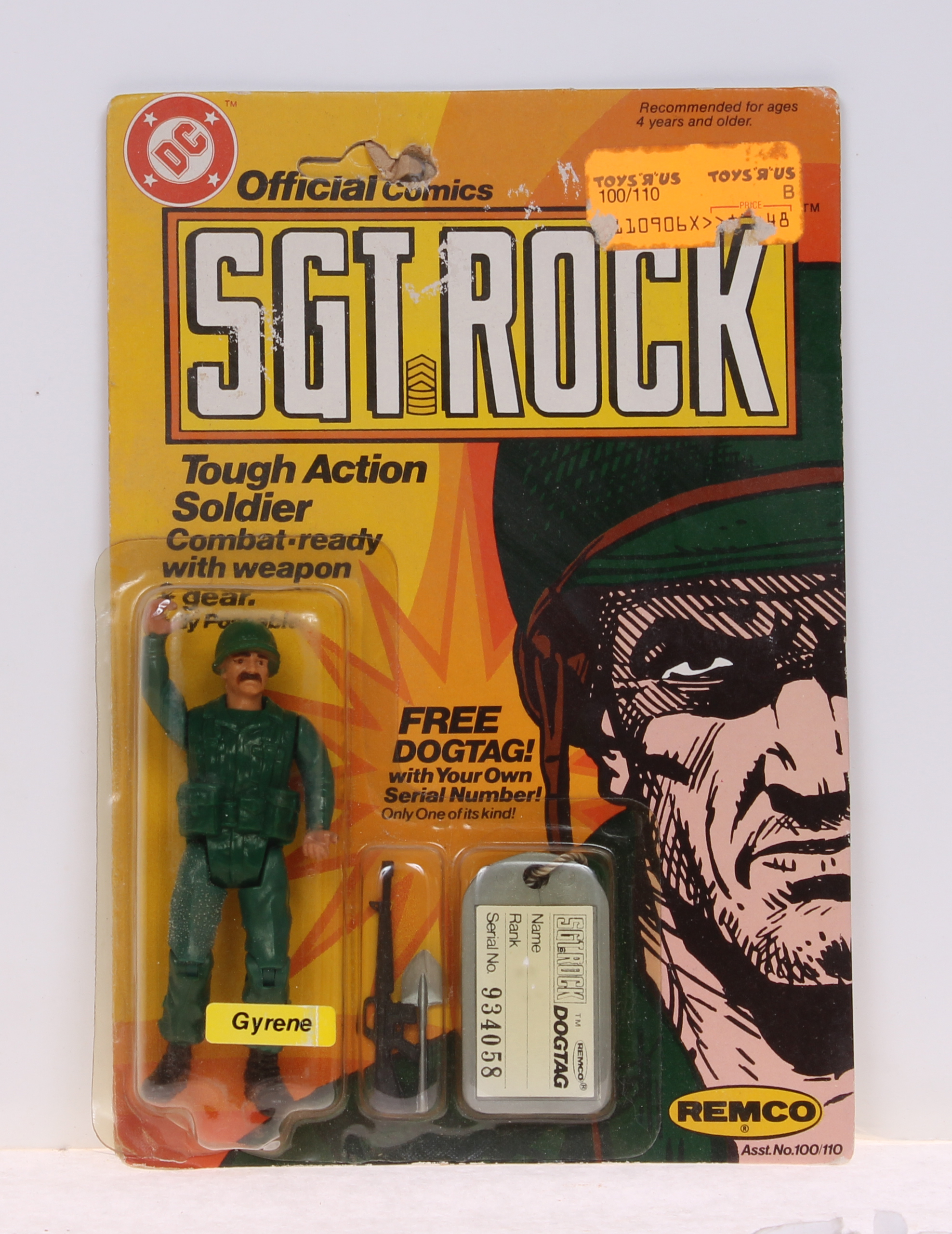 Gyrene Sgt Rock MOC C-7.5+