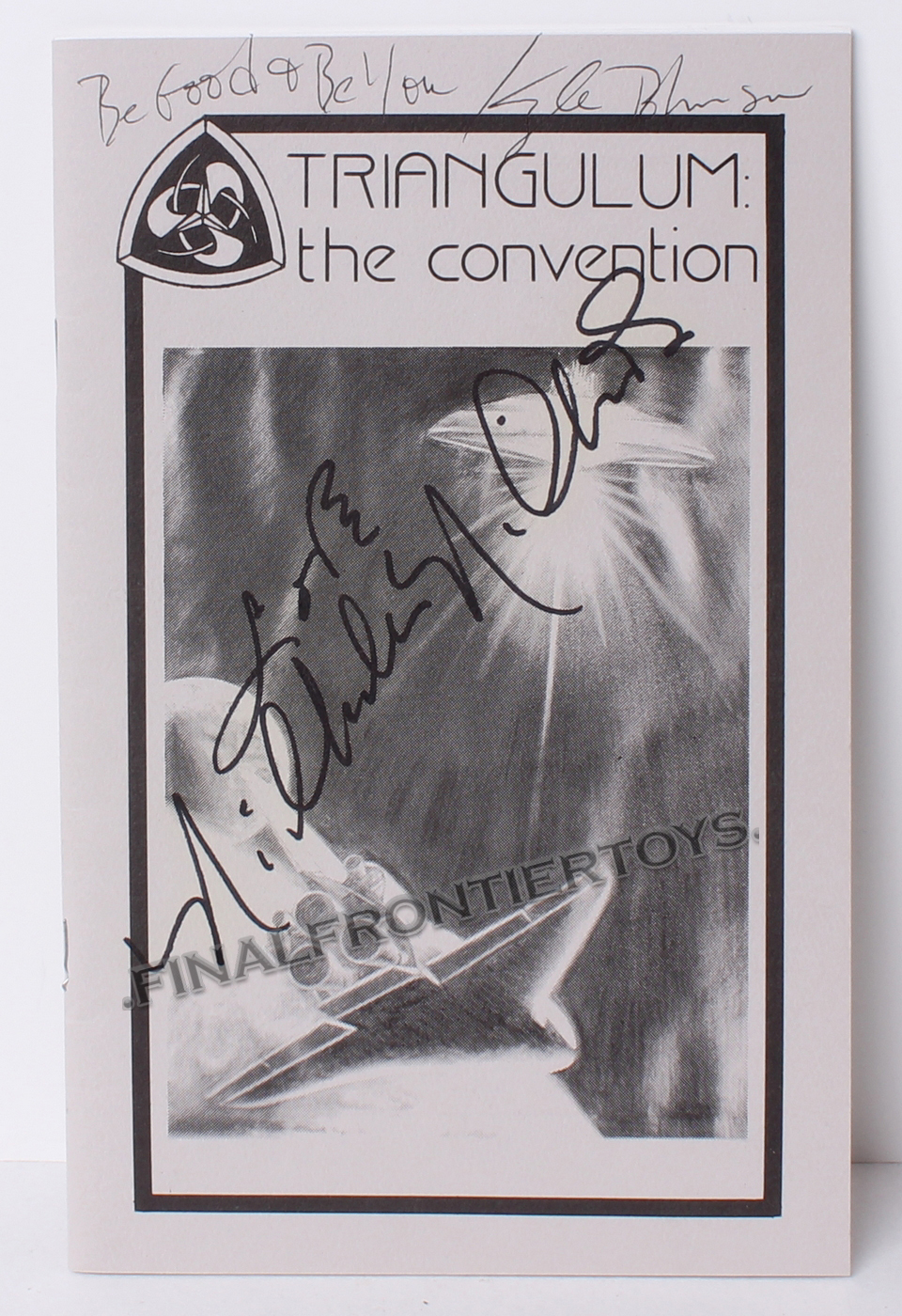 Triangulum Convention Booklet Signed by Nichelle Nichols Uhura Star Trek Autographs