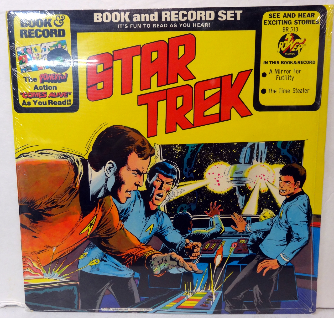 Star Trek Book and 33 Record Set MISB