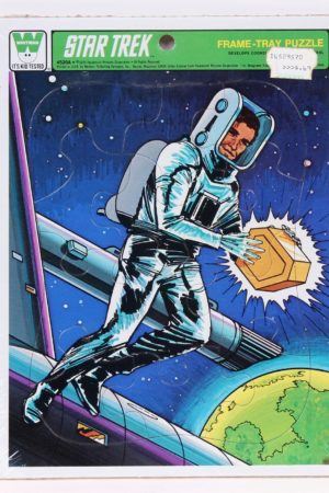 Star Trek Original Frame Tray Puzzle Kirk in Spacesuit Vintage MIP C-9.5