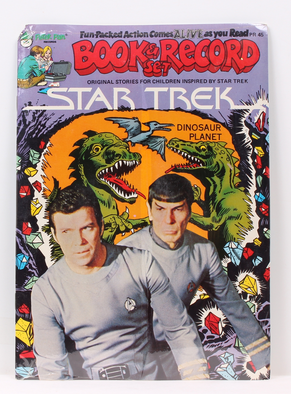Star Trek Book and Record Dinosaur Planet Star Trek Vintage MIP