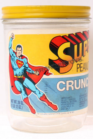 Superman Peanut Butter Jar C-9+