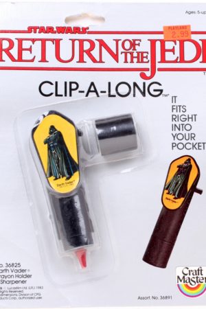 ROTJ Clip-A-Long Crayon Holder and Sharpener Darth Vader MISC MOC
