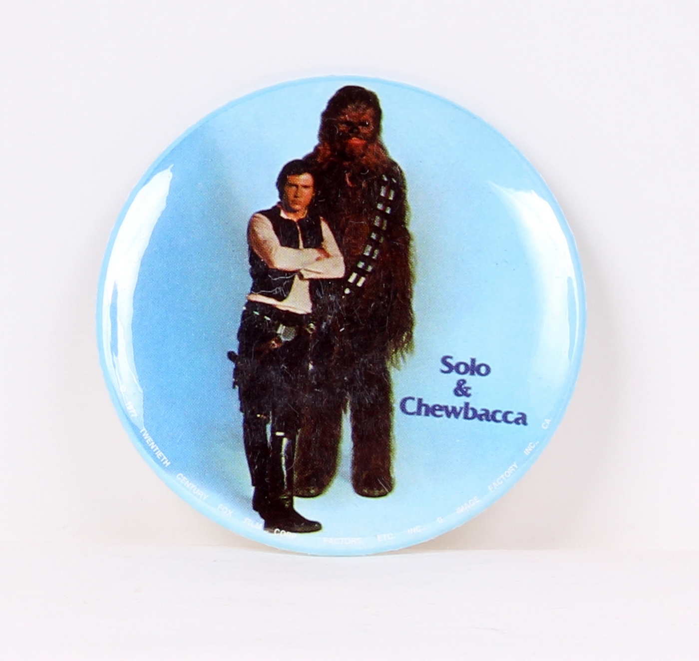 Han Solo and Chewbacca Button MISC