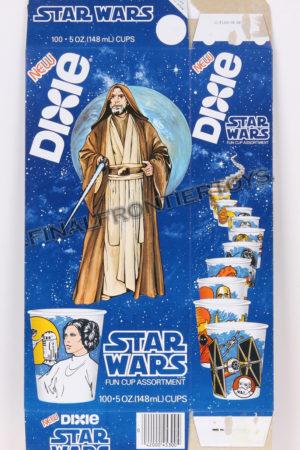Star Wars Dixie Cups Box Ben Kenobi MISC