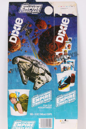 Star Wars Dixie Cups ESB Box Tie Fighter Millennium Falcon MISC