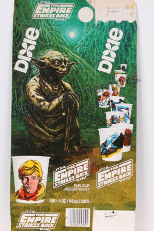 Star Wars Dixie Cups ESB Box Yoda MISC