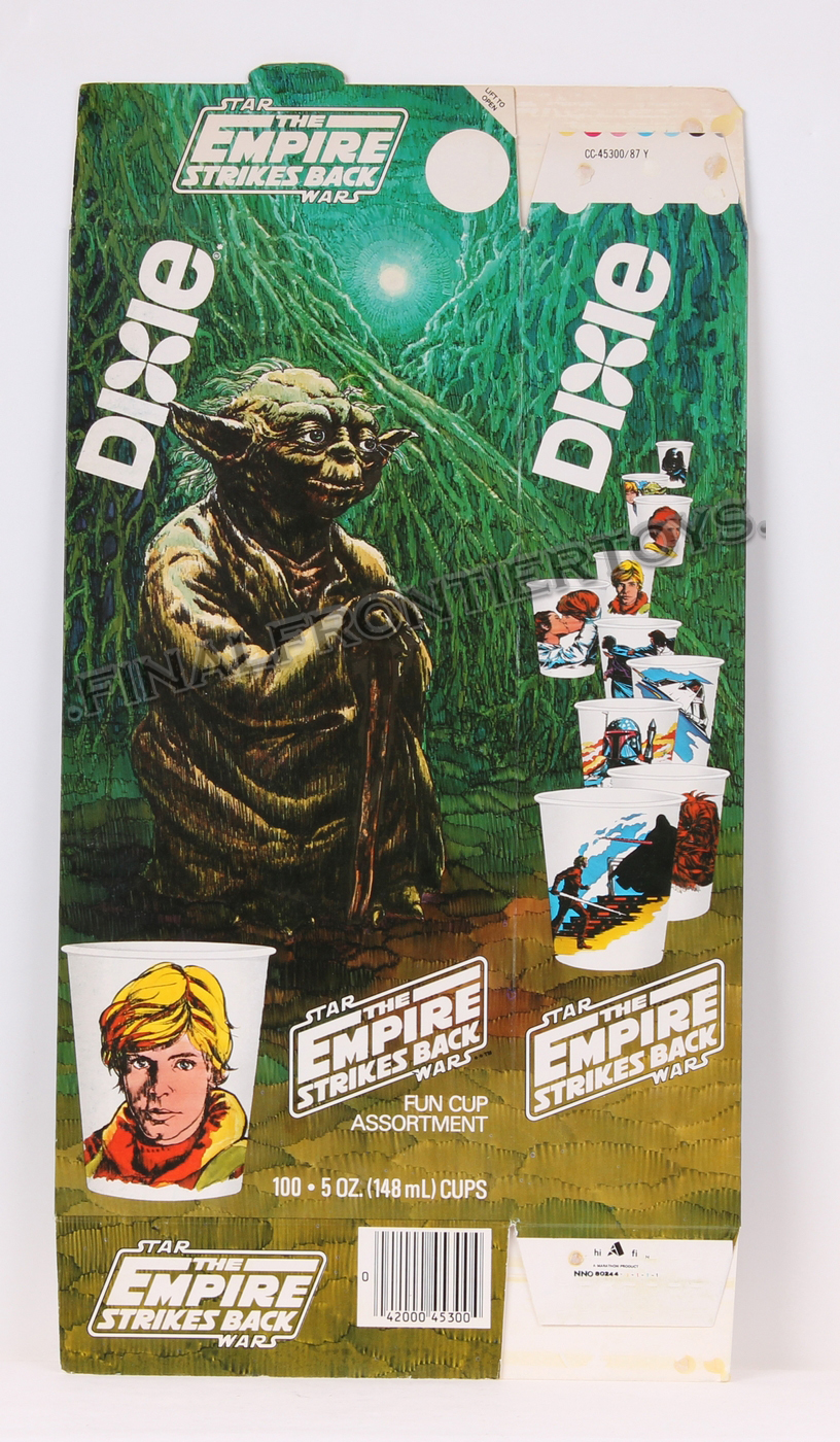 Star Wars Dixie Cups ESB Box Yoda MISC