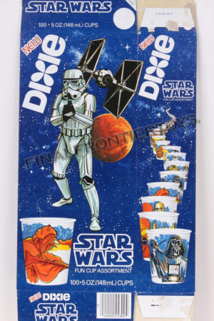 Star Wars Dixie Cups Box Stormtrooper Tie Fighter MISC