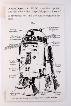 Star Wars R2-D2 Technical Poster MISC C-9.5-
