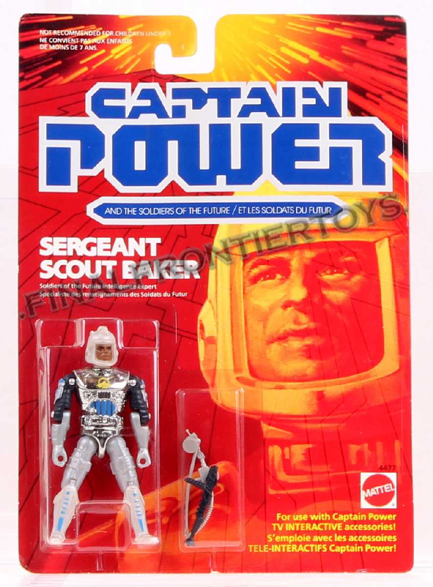 Sergeant Scout Baker Captain Power MOC C-9+