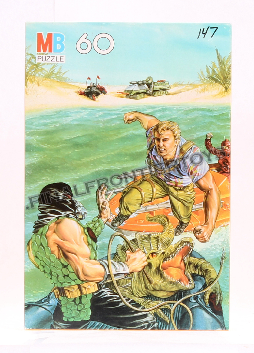 GI Joe 60 Piece Puzzle Chuckles Croc Master MISC MISB C-9+