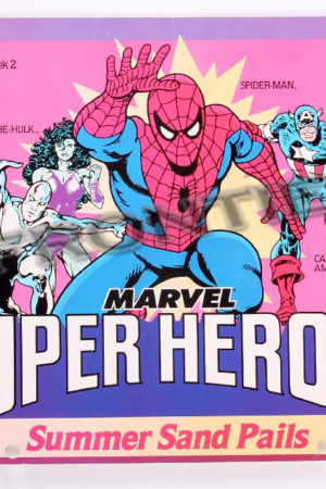 Marvel Super Heroes White Castle Store Display Marvel Heroes C-8.5+