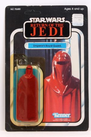 Emperor's Royal Guard ROTJ 65 Back No Offer Blacked out Ewoks MOC C-8.5+