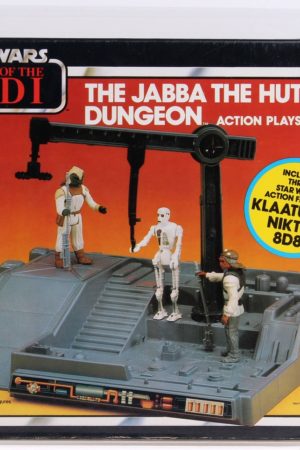 Jabba the Hutt Dungeon ROTJ Version Playset MISB AFA 80 C-9
