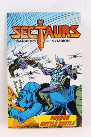 Sectaurs Comic Pinsor and Battle Beetle Sectaurs