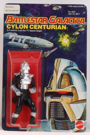 Cylon Centurion Silver Battlestar Galactica MOC C-8.5