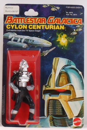 Cylon Centurion Silver Battlestar Galactica MOC C-8.5