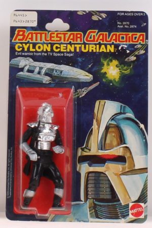 Cylon Centurion Silver Battlestar Galactica MOC C-8+