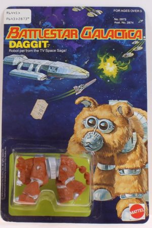 Daggit Dark Brown Battlestar Galactica MOC C-8.5+
