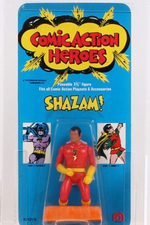 Shazam Mego Comic Action Heroes MOC C-9+ CAS 75+