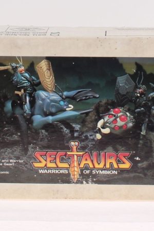 Pinsor with Battle Beetle Catalog Box Sectaurs MIB C-7.5+