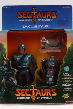 Zak with Bitaur Sectaurs MIB C-8.5+