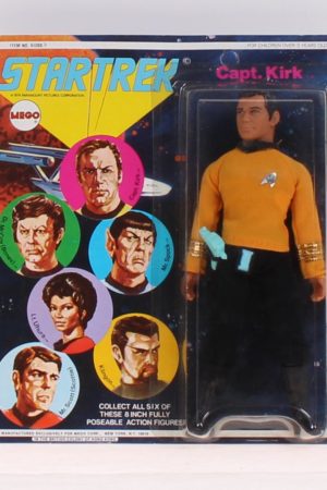 Captain Kirk Star Trek Mego 8 inch MOC C-9+