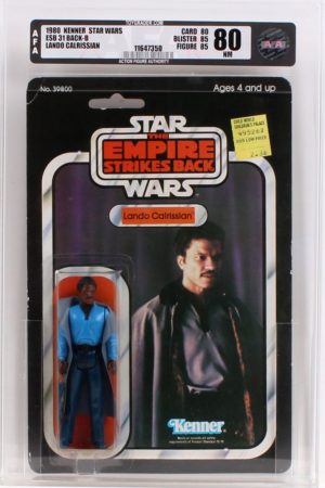 Lando Calrissian ESB 31 Back No Offer MOC C-9 AFA 80