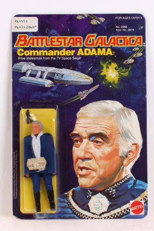 Commander Adama Battlestar Galactica MOC C-9.5-