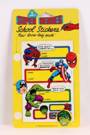 Spiderman School Stickers MOC