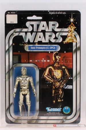 C-3PO Star Wars 12 Back MOC AFA 85