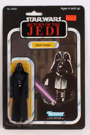 Darth Vader 1st Picture ROTJ 65 Back No Offer MOC C-8.5