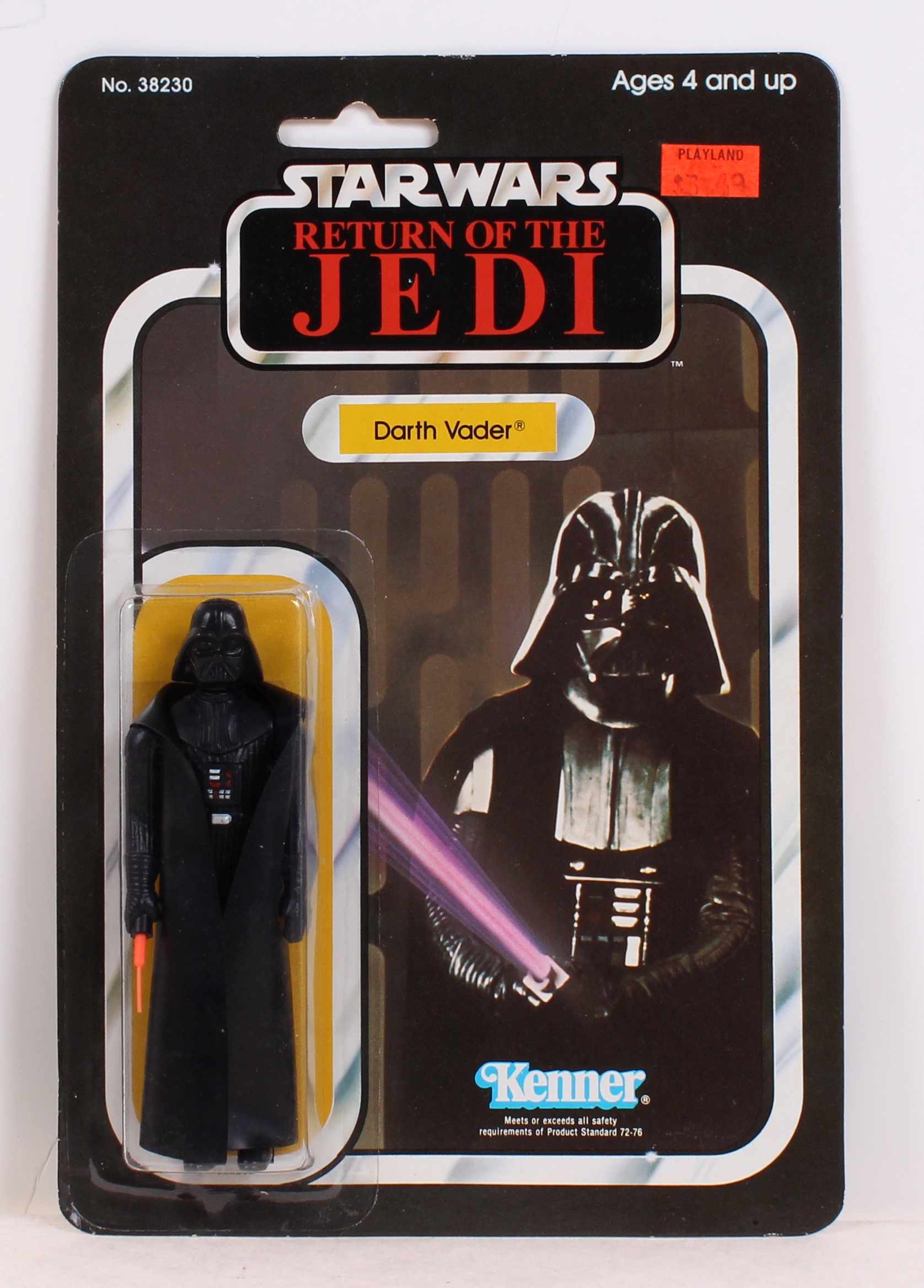 Darth Vader 1st Picture ROTJ 65 Back No Offer MOC C-8.5