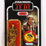 Han Trench Coat ROTJ 77 Back Anakin Sticker Offer MOC C-9.5-