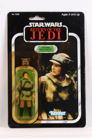 Leia Combat Poncho ROTJ 77 Back No Offer MOC C-8.5