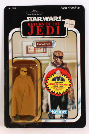 Prune Face ROTJ 77 Back Anakin Sticker Offer MOC C-8.5++