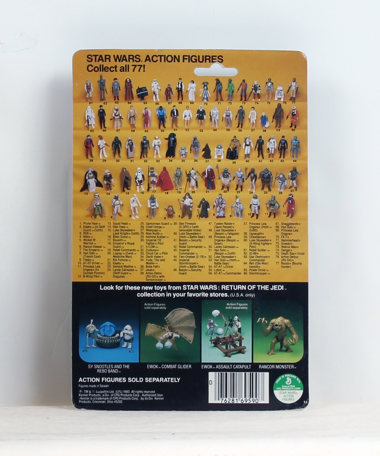 Rancor Keeper ROTJ 77 Back No Offer MOC C-6.5 - Image 2