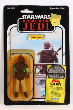 Weequay ROTJ 77 Back No Offer MOC C-8+